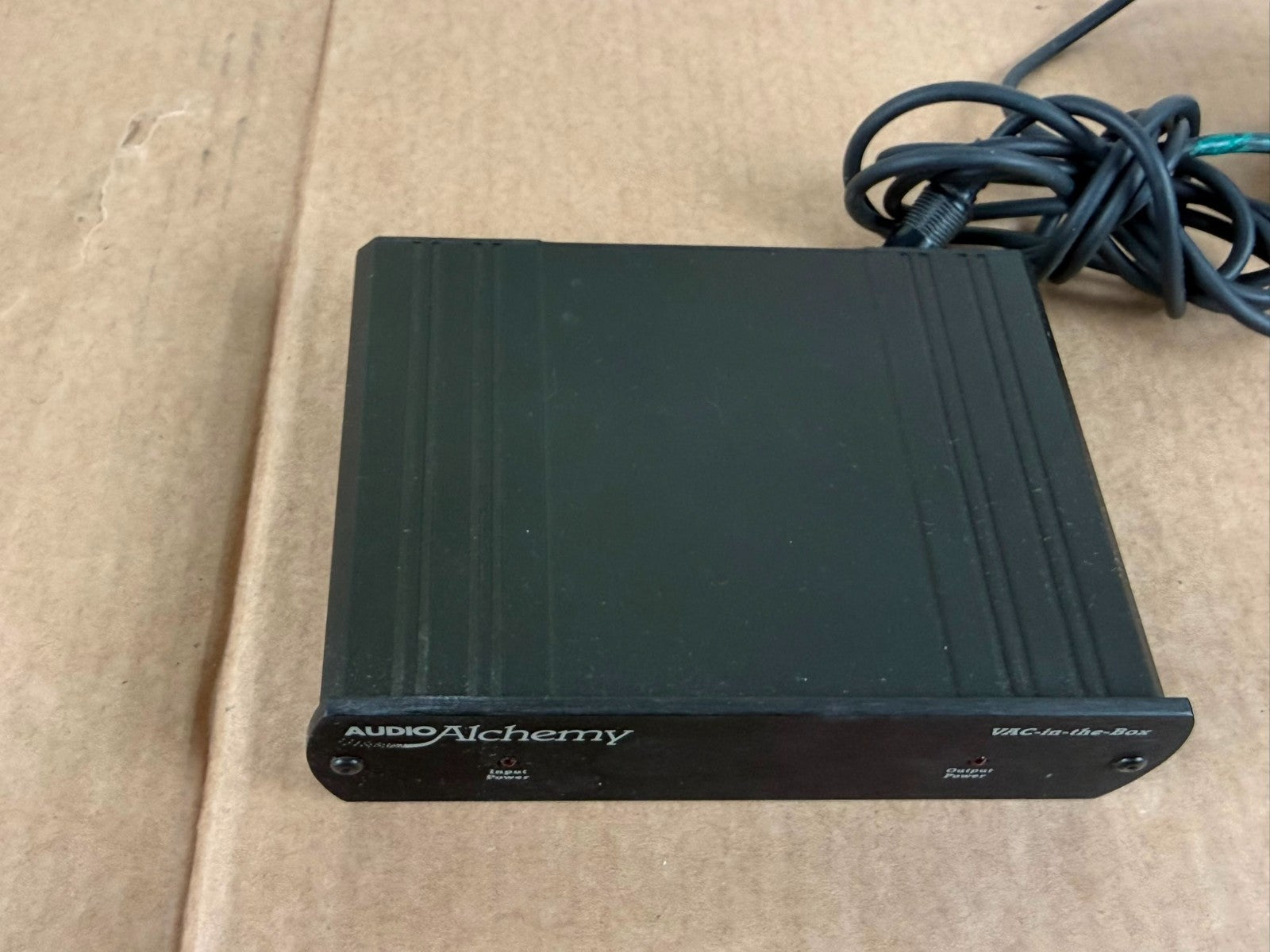 AUDIO ALCHEMY VAC IN THE BOX PHONO PREAMPLIFIER WITH POWER STATION ONE