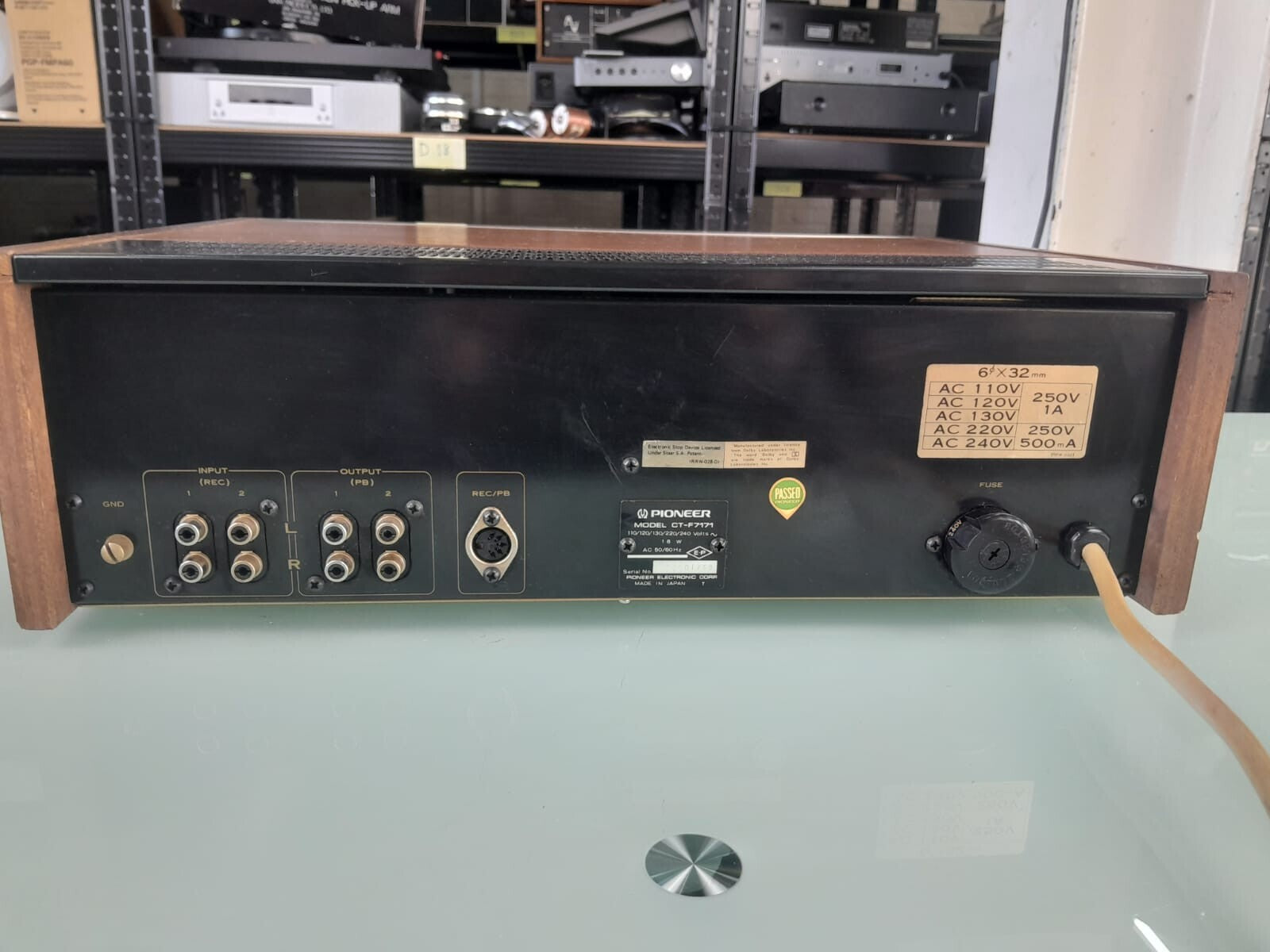 SERVICED PIONEER CT F7171 STEREO CASSETTE TAPE DECK