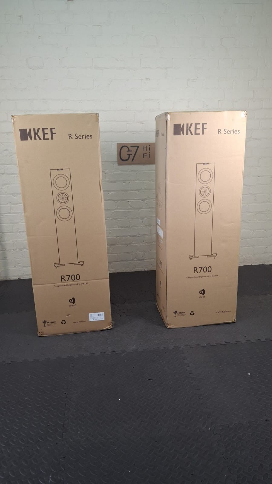 NEW SEALED KEF R700 FLOOR STANDING SPEAKERS #002