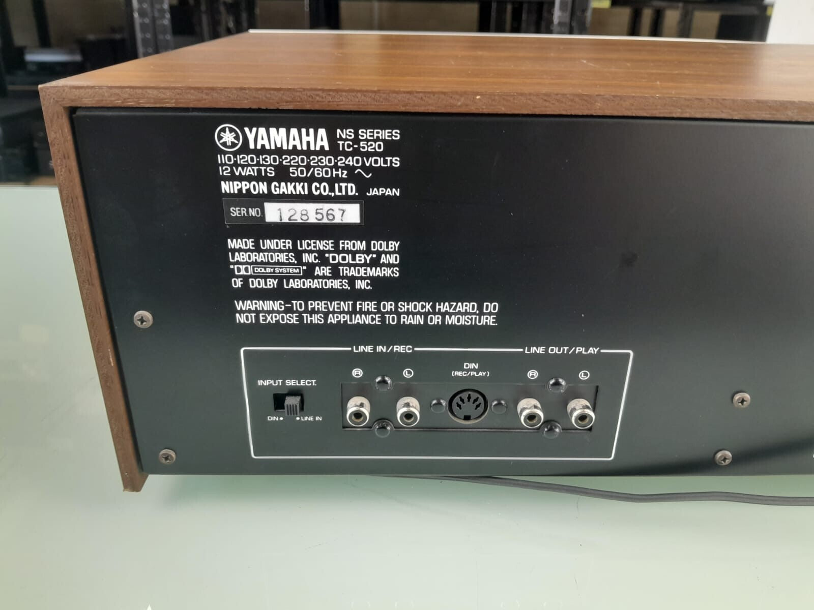 YAMAHA TC 520 NATURAL SOUND STEREO CASSETTE DECK