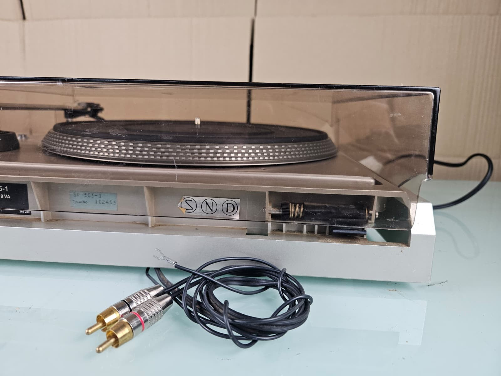 DUAL CS 505-1 TURNTABLE WITH ORTOFON CARTRIDGE