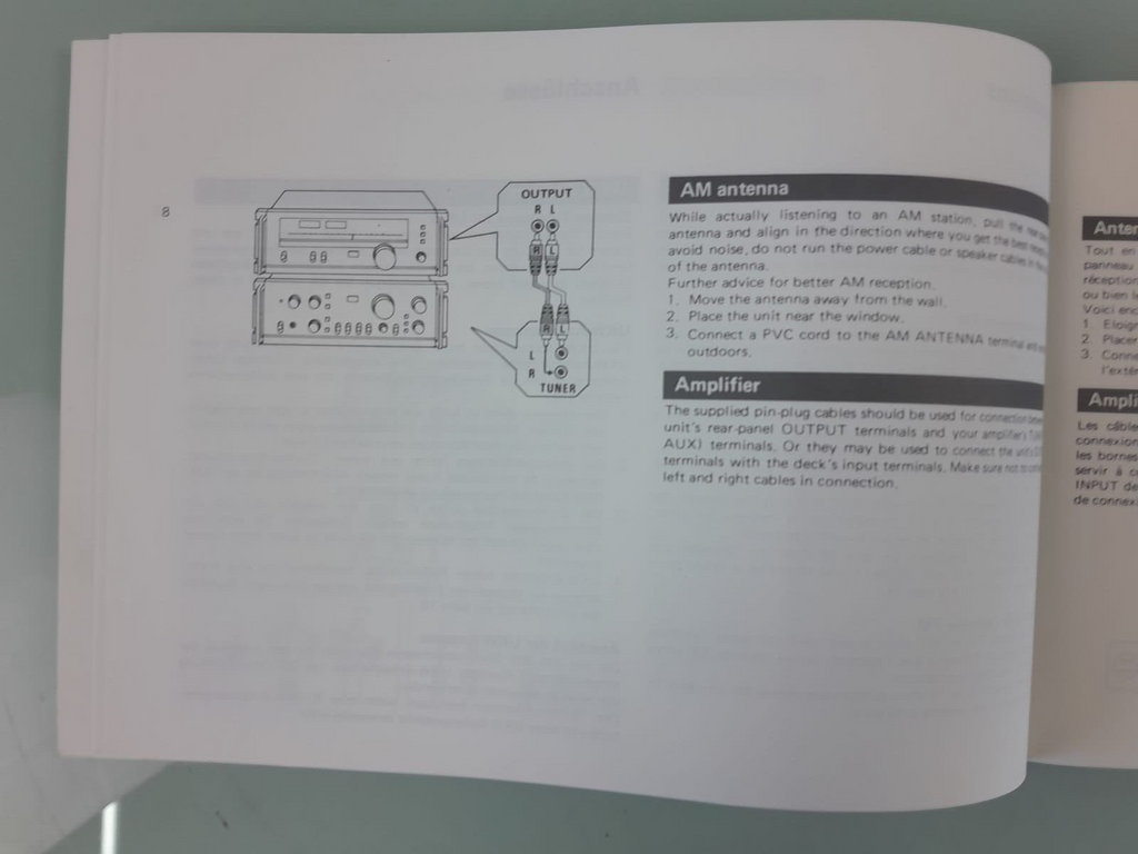 SANSUI TU 417 AM/FM STEREO TUNER OPERATING INSTRUCTIONS