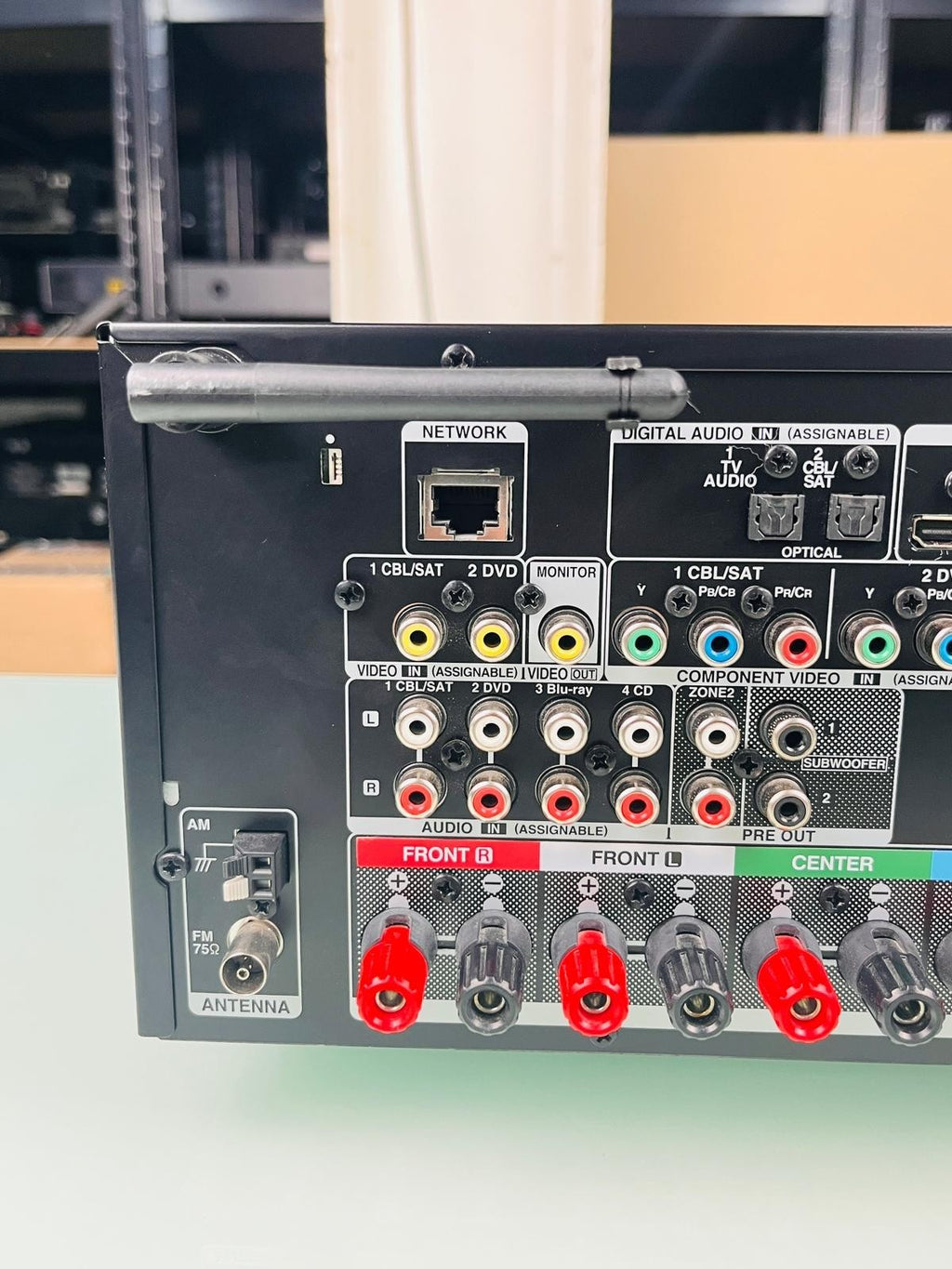 DENON AVR X2300W INTEGRATED NETWORK AV RECEIVER WITH MANUAL AND REMOTE