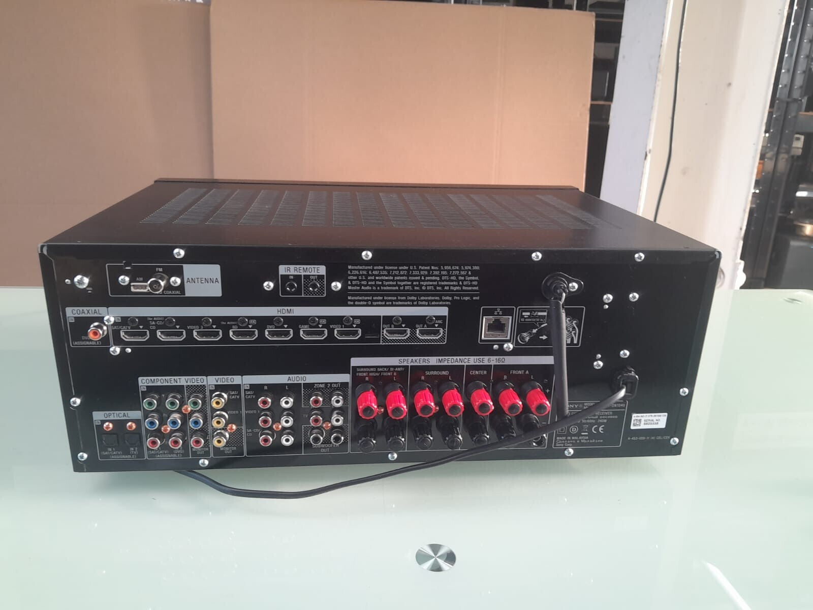 SONY STR DN1040 MULTI-CHANNEL AV RECEIVER WITH REMOTE