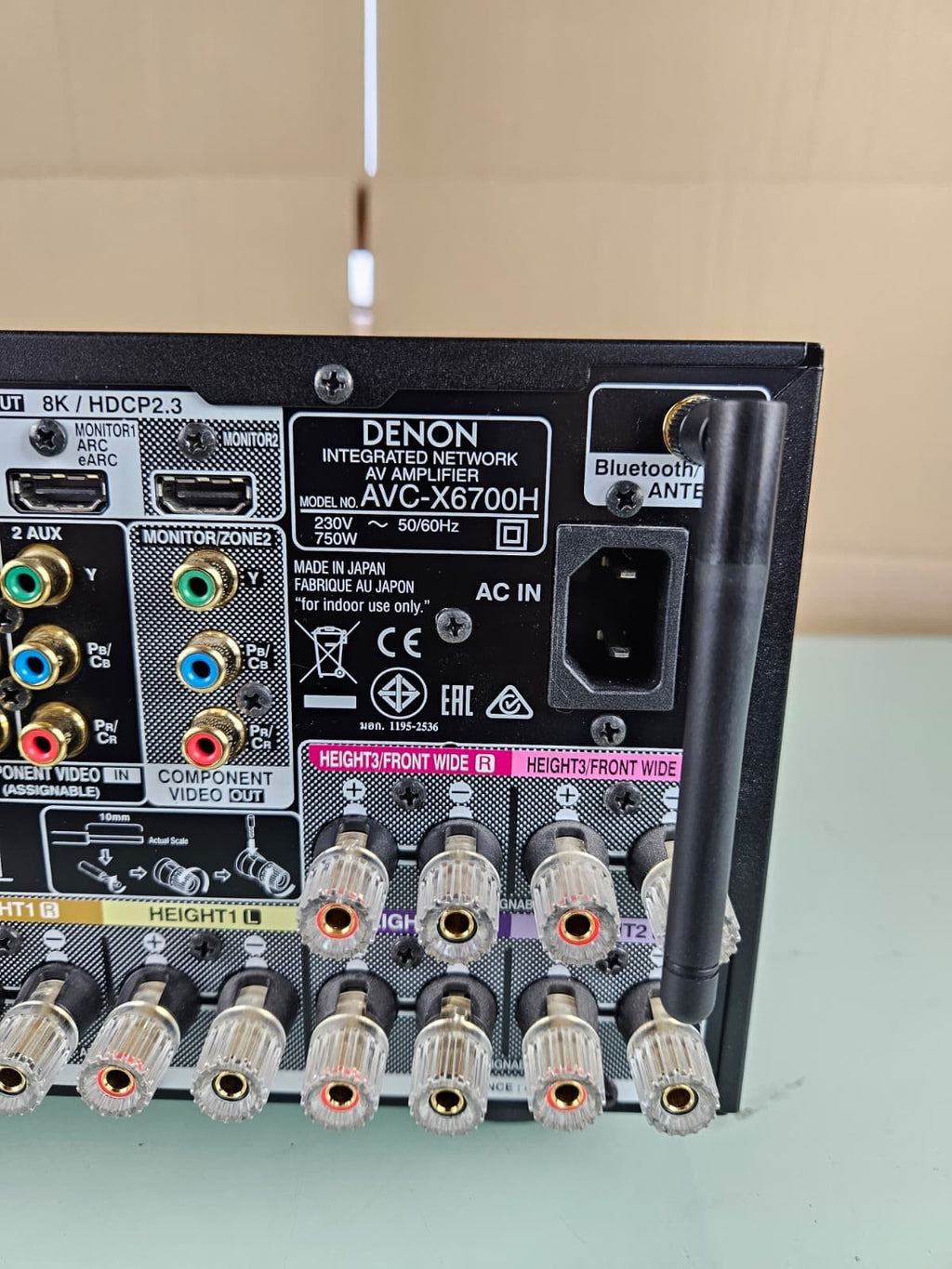 DENON AVC X6700H INTEGRATED NETWORK AV 11.2ch 8K Flagship