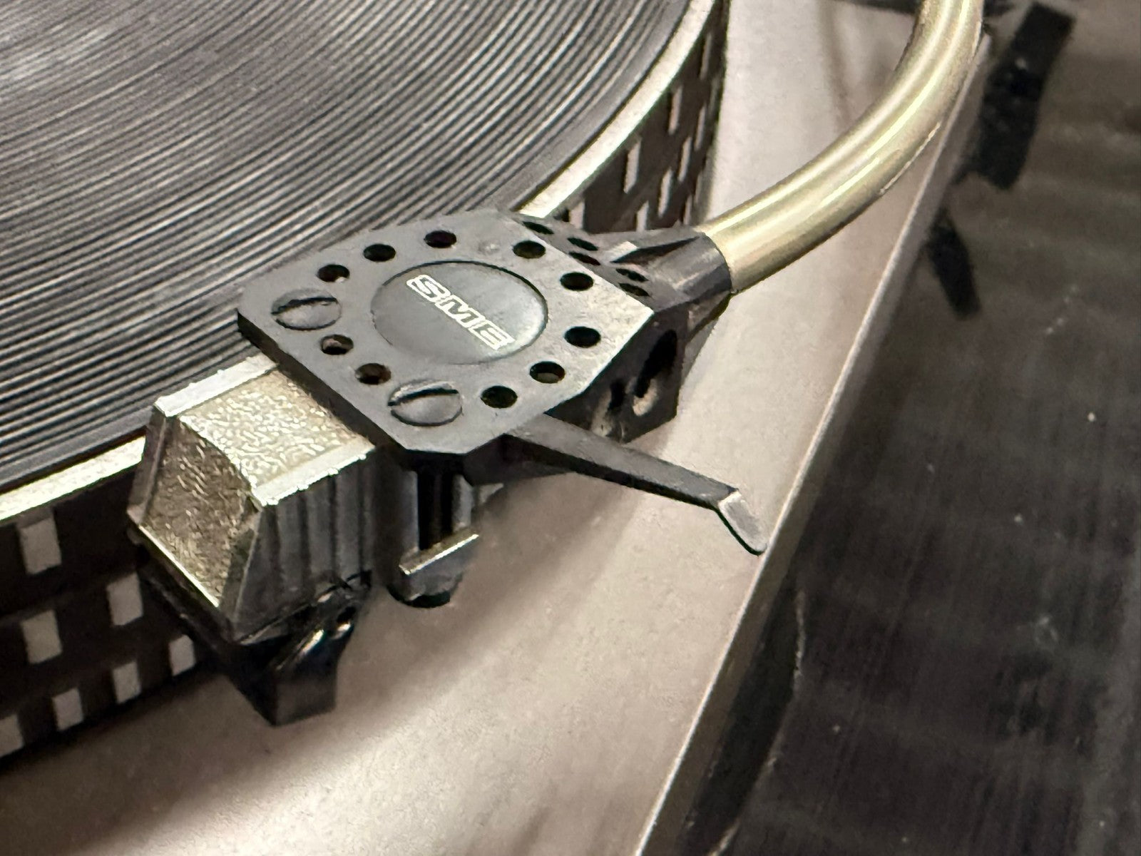 GARRARD 401 TURNTABLE ON SOLID GRANITE PLINTH SME SERIES 3 III S TONEARM