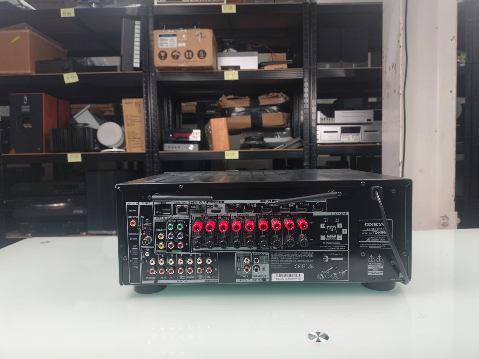 ONKYO TX-NR686 AV RECEIVER Dolby Atmos 4K 165w 7.2 DTS X