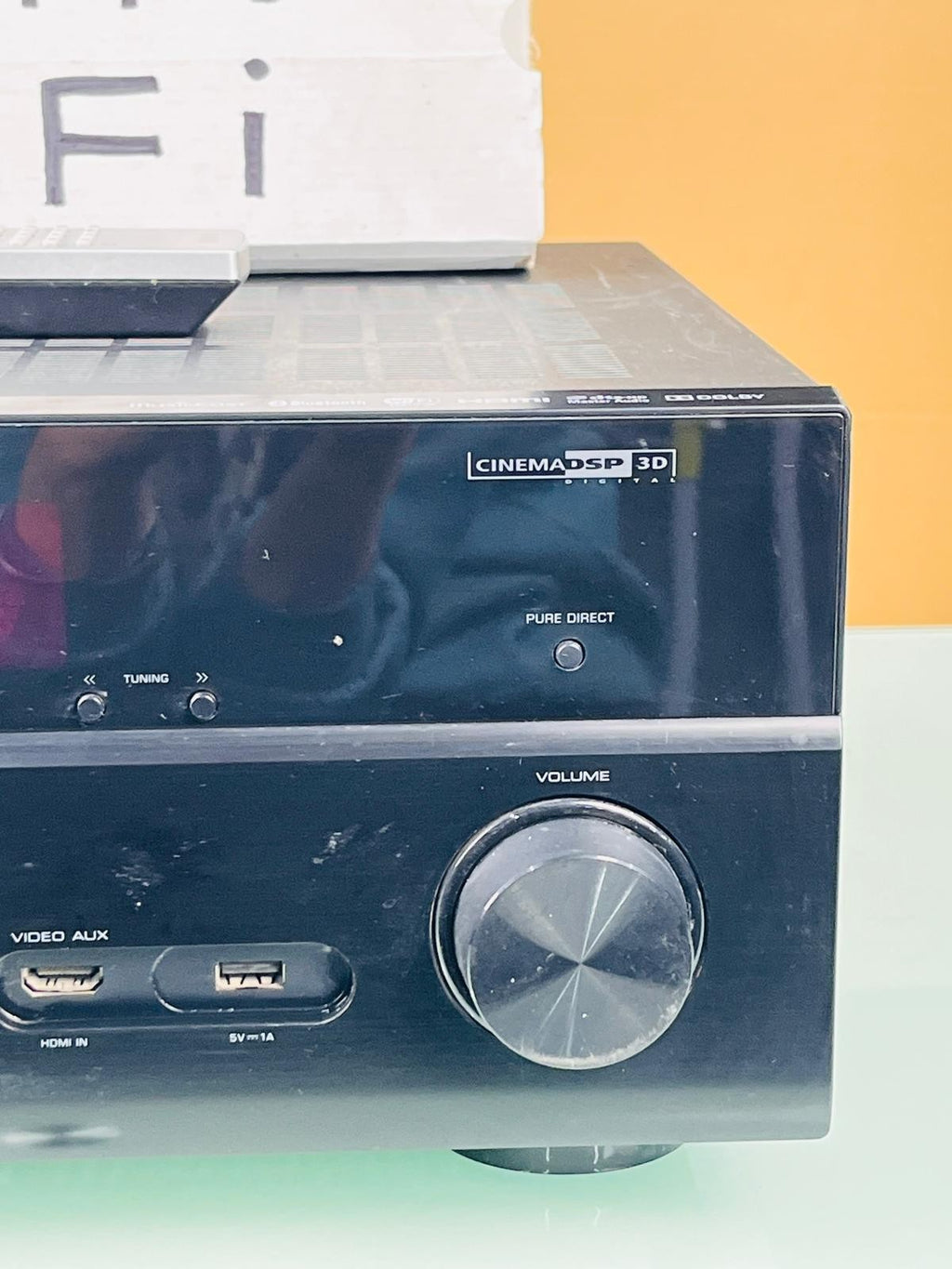 YAMAHA RX V679 NATURAL SOUND AV RECEIVER WITH REMOTE