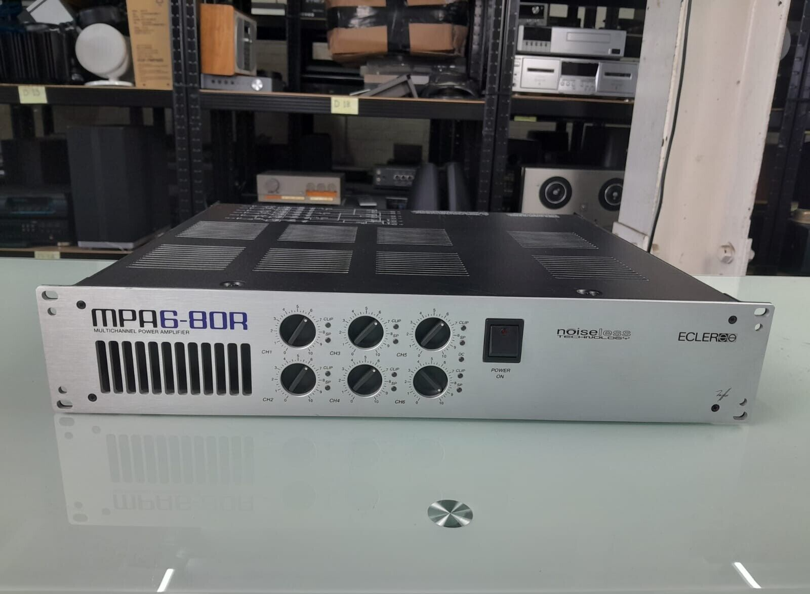 ECLER MPA6 80R MULTICHANNEL POWER AMPLIFIER
