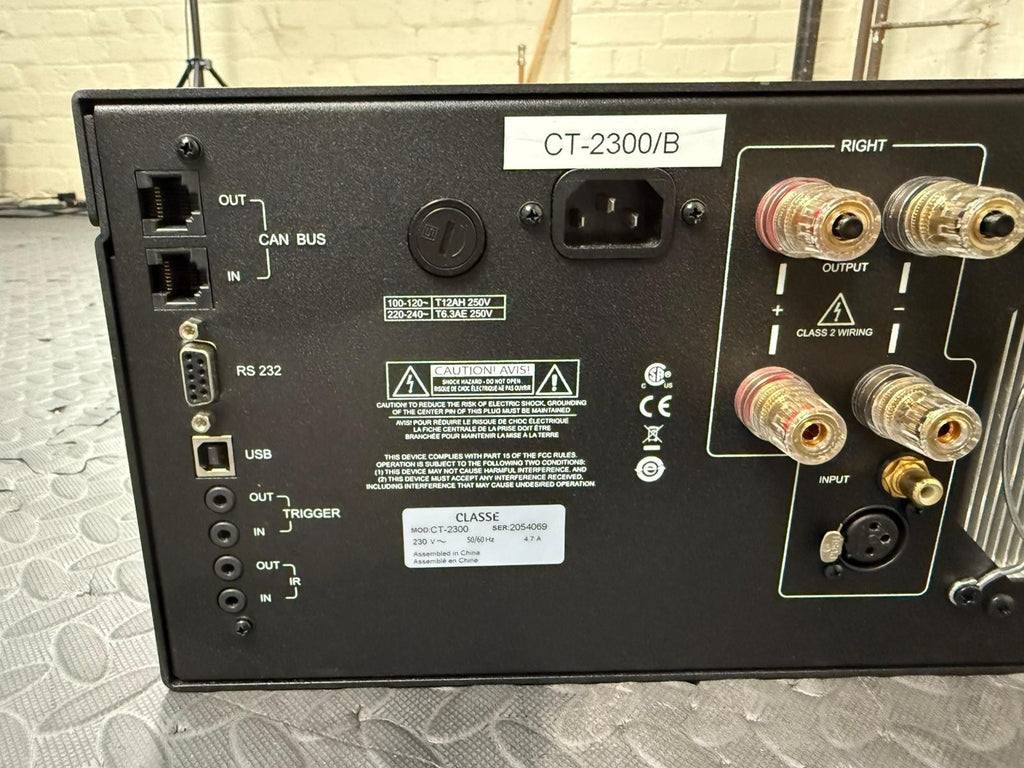 CLASSE CT 2300 STEREO POWER AMPLIFIER #002