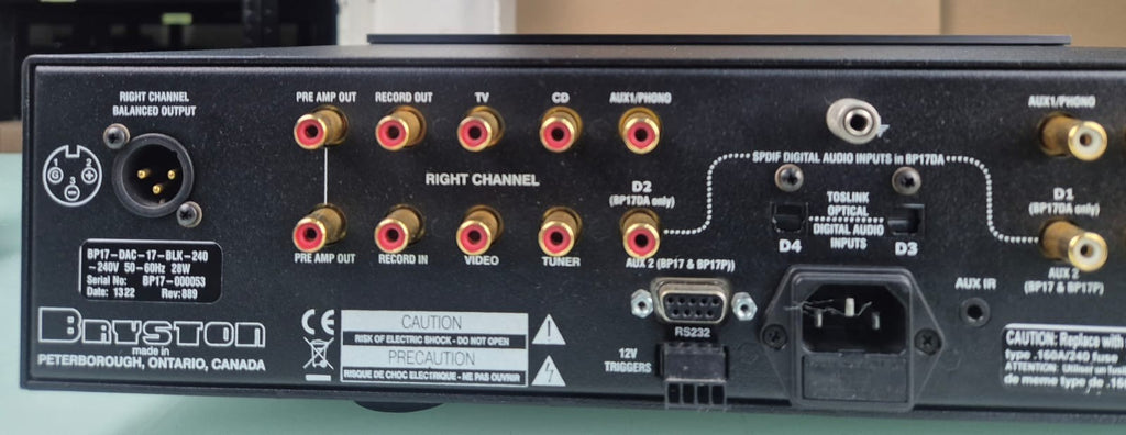 BRYSTON BP17 PREAMPLIFIER