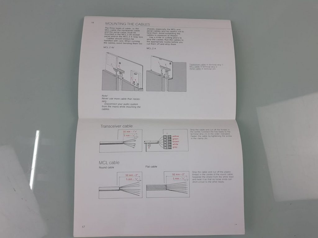 BANG & OLUFSEN B&O MASTER CONTROL LINK 2 INSTALLATION GUIDE MANUAL