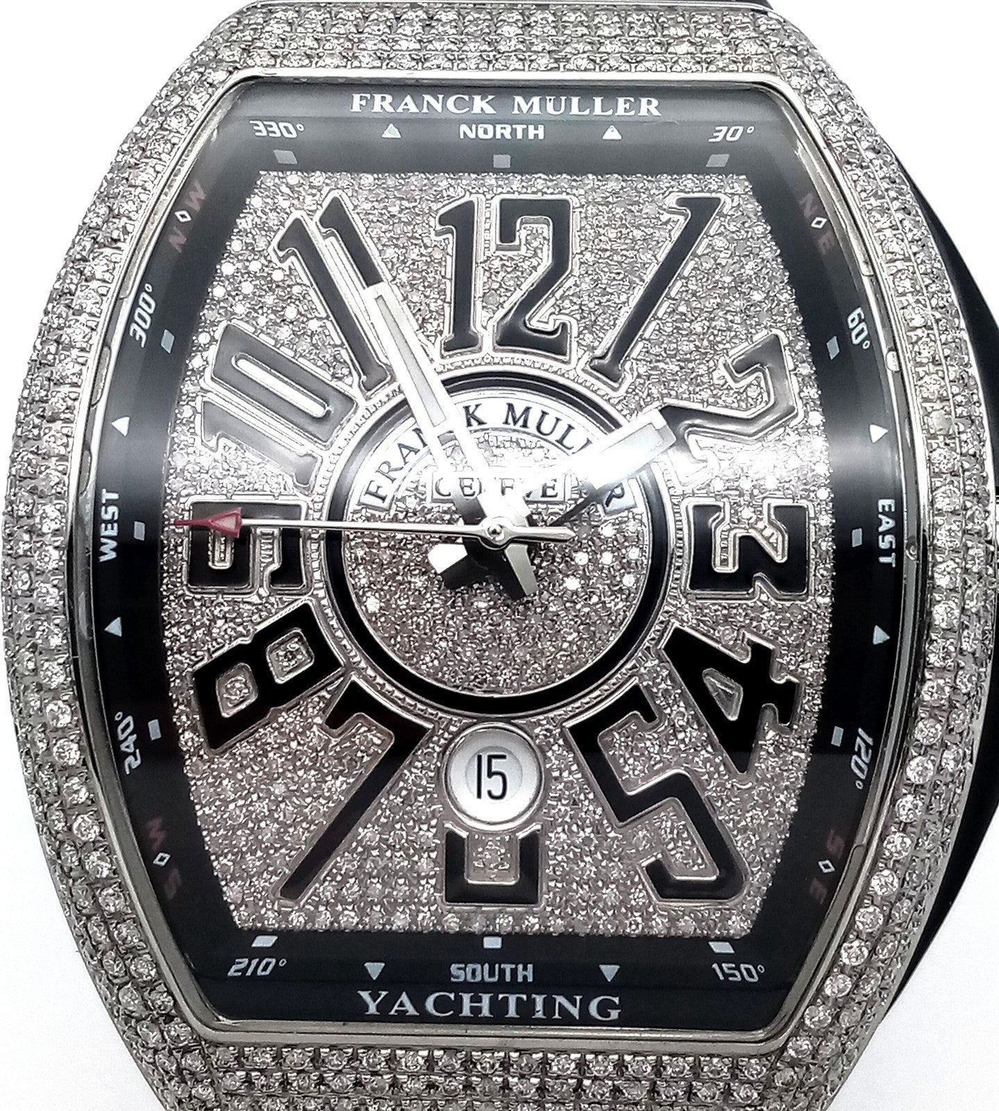 FRANCK MULLER VANGUARD DIAMOND BUSS MASTER COMPLICATIONS V 45 SC DT YACHTING