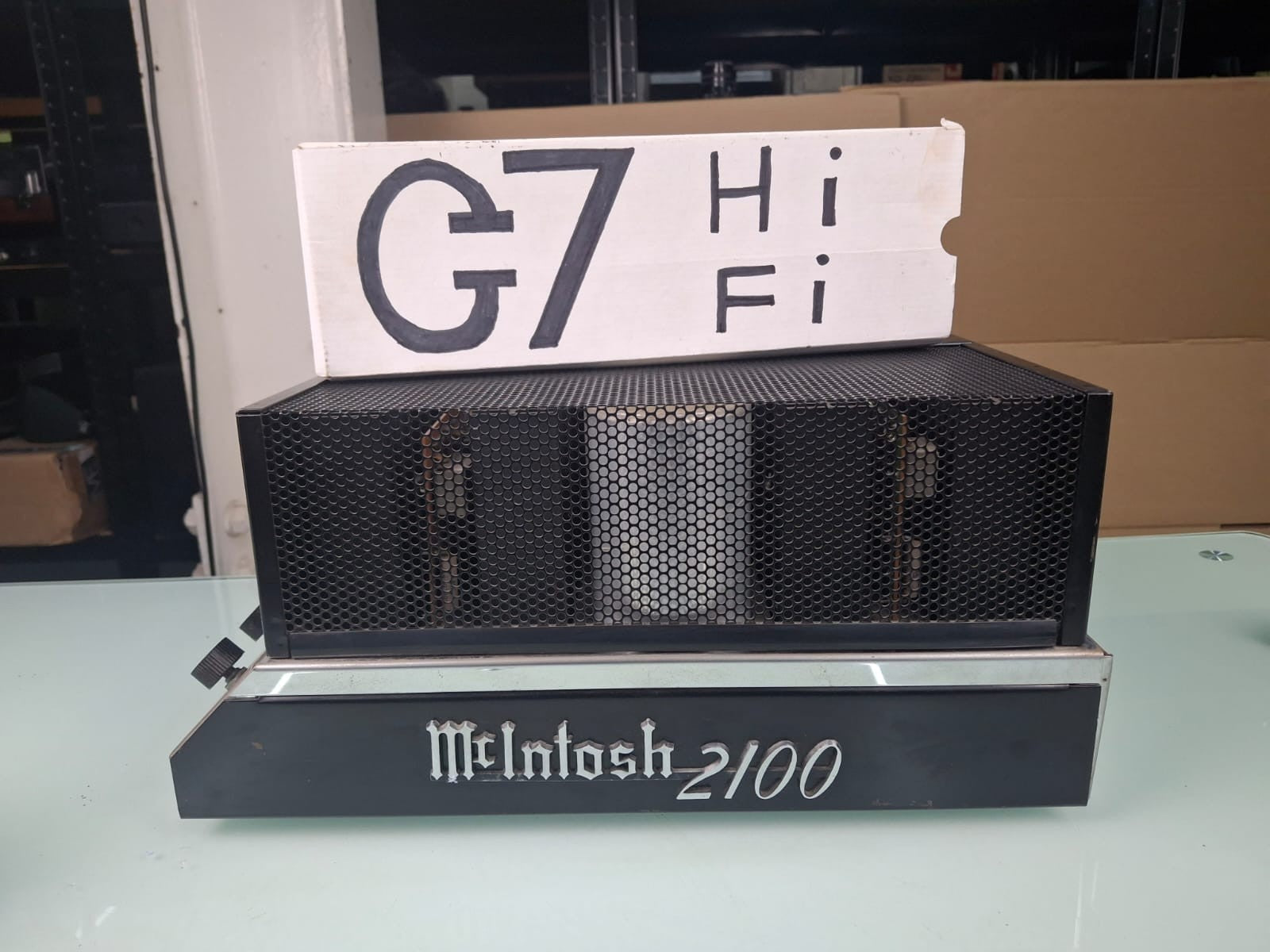 MCINTOSH MC2100 TWIN 105 WATT STEREO POWER AMPLIFIER #002