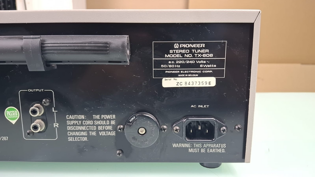 PIONEER TX 606 STEREO TUNER