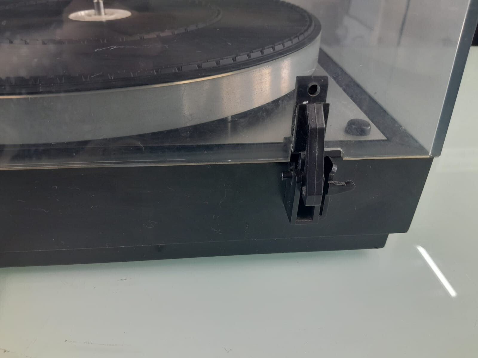 THORENS TD 166 MKII AUDIO TECHNICA CARTRIDGE TURNTABLE