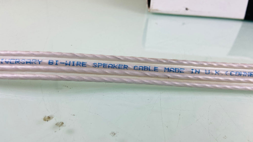QED SILVER ANNIVERSARY BI WIRE SPEAKER CABLES