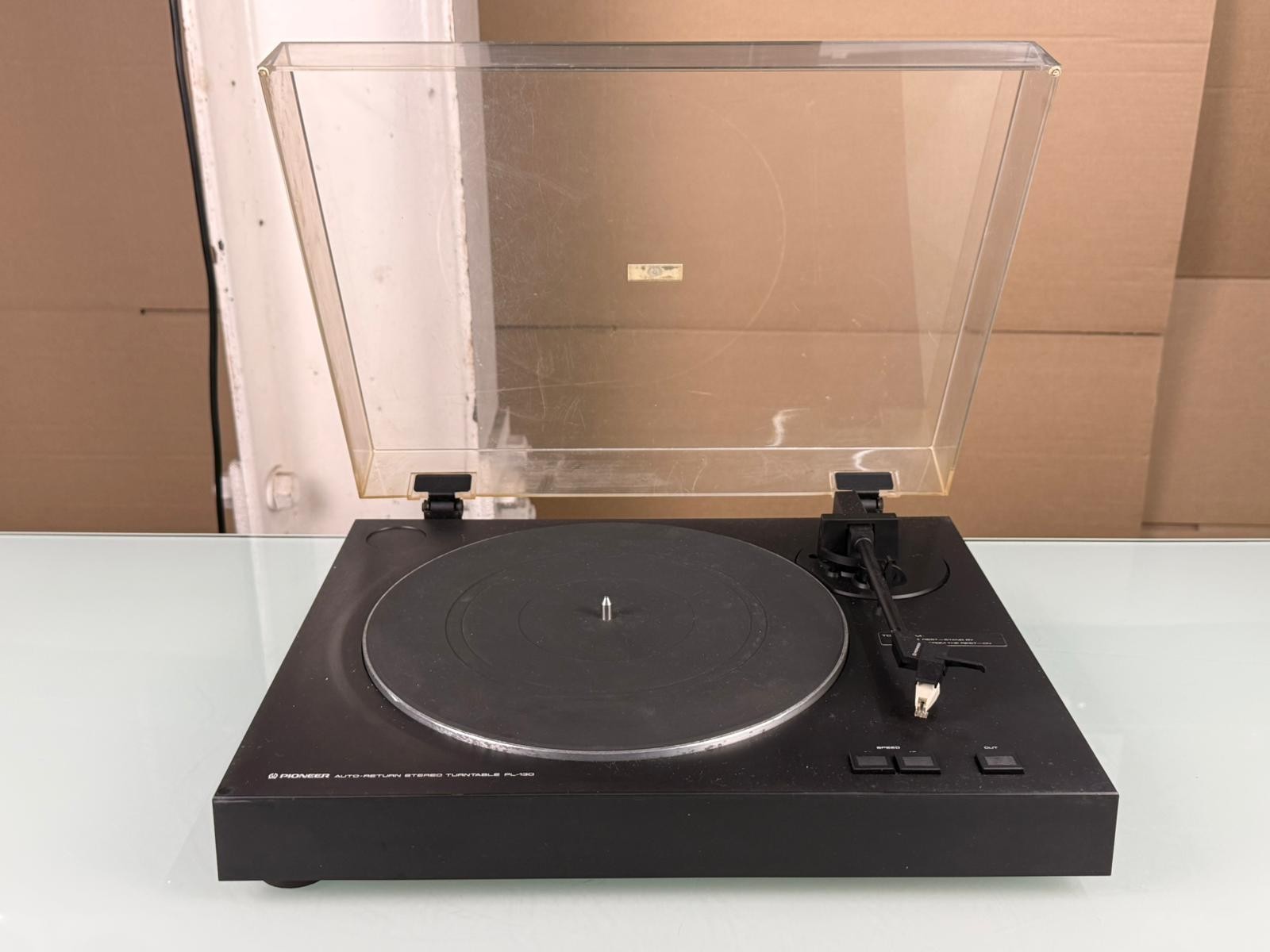 PIONEER PL 130 AUTO RETURN STEREO TURNTABLE