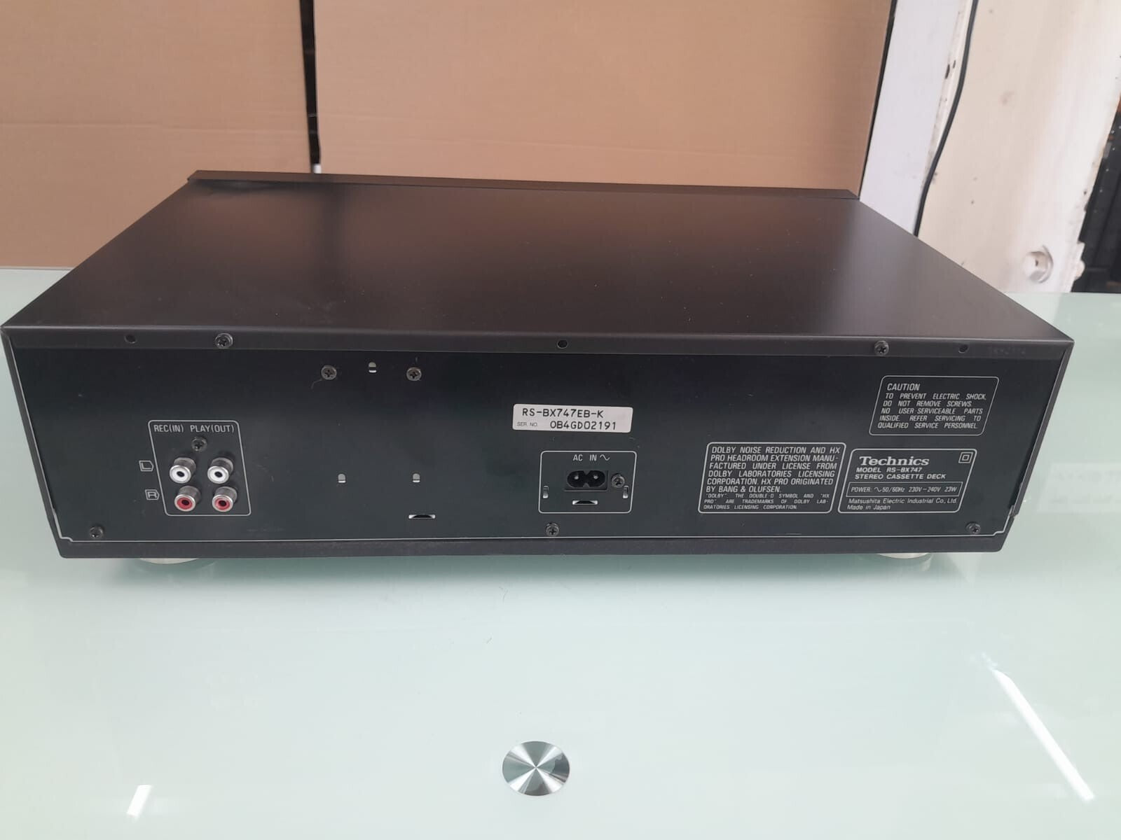 TECHNICS RS BX747 STEREO CASSETTE DECK