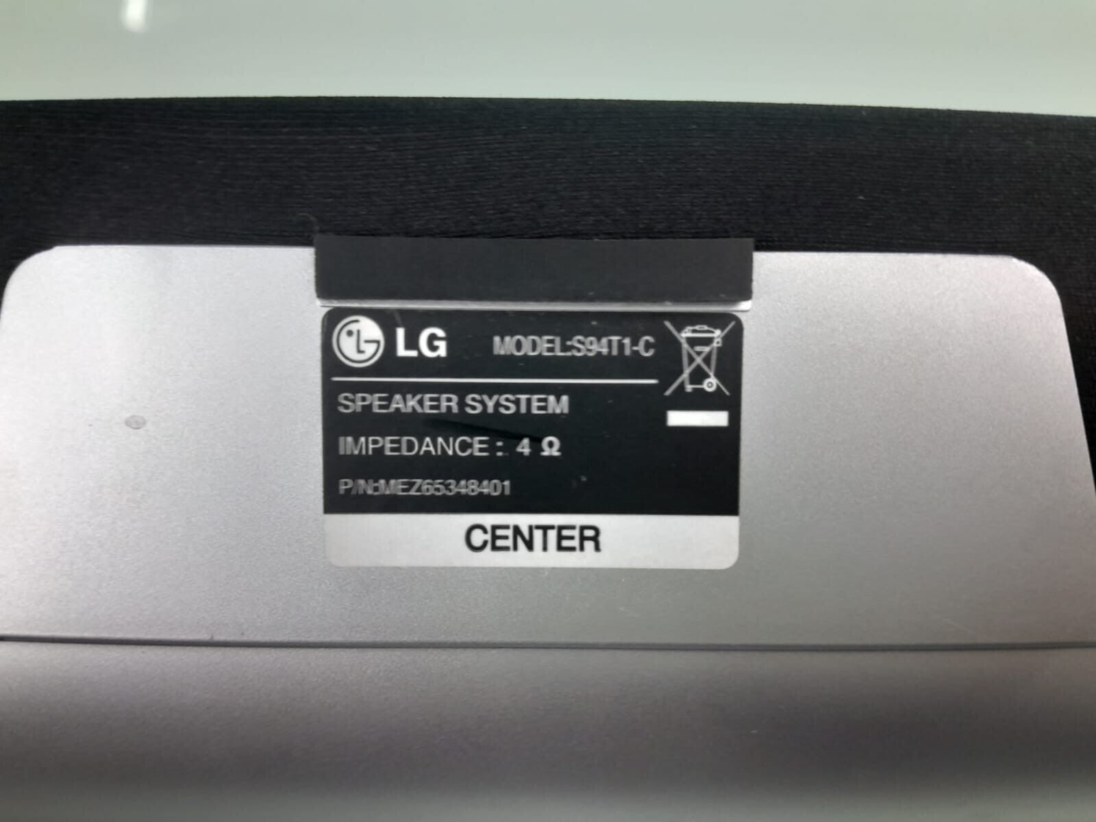 LG S94T1 C CENTER SPEAKER