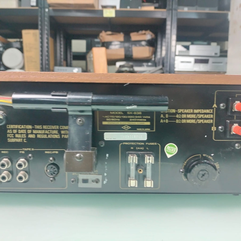 PIONEER SX-636 STEREO RECEIVER