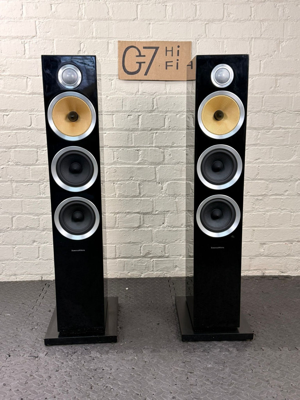 BOWERS & WILKINS B&W CM8 S2 FLOOR STANDING SPEAKERS