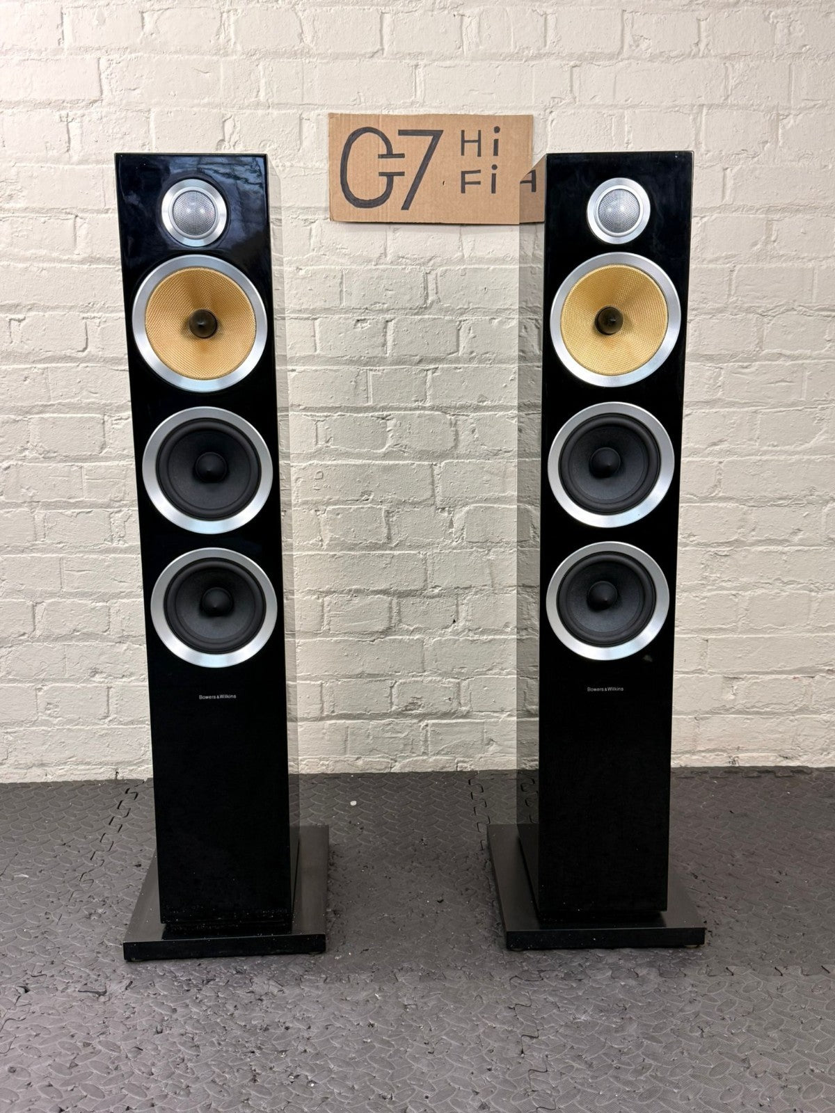 BOWERS & WILKINS B&W CM8 S2 FLOOR STANDING SPEAKERS