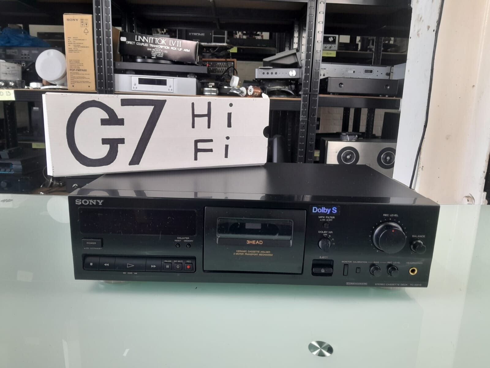 SERVICED SONY TC K511S STEREO CASSETTE DECK