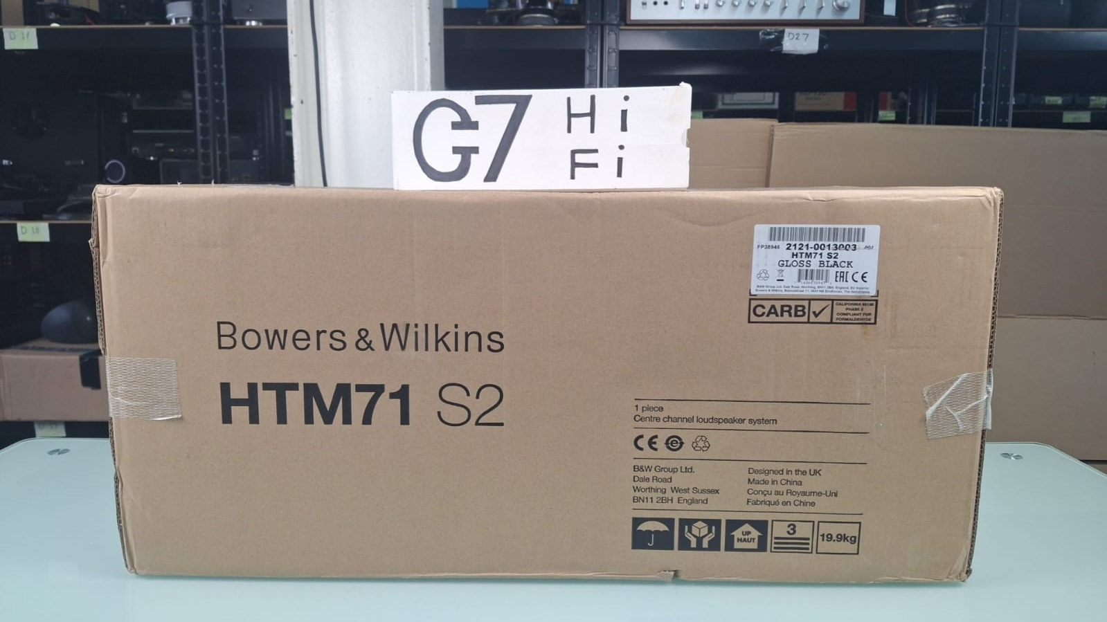 NEW SEALED BOWERS & WILKINS B&W HTM71 S2 CENTER SPEAKER