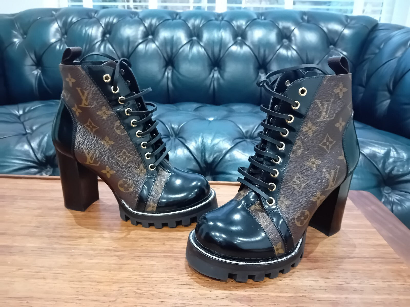 Louis Vuitton Star Trail Ankle Boots LV HIGH HEELS