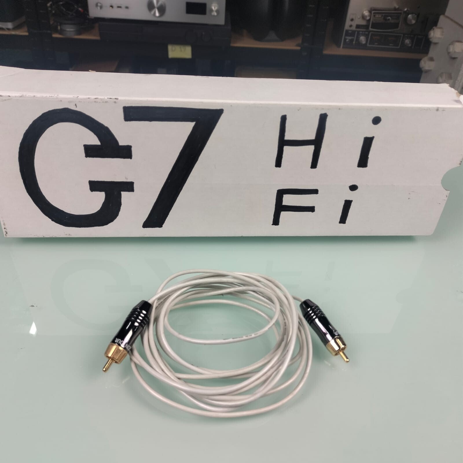 QED Qontour MP-SW Single Subwoofer Cable phone rca interconnect