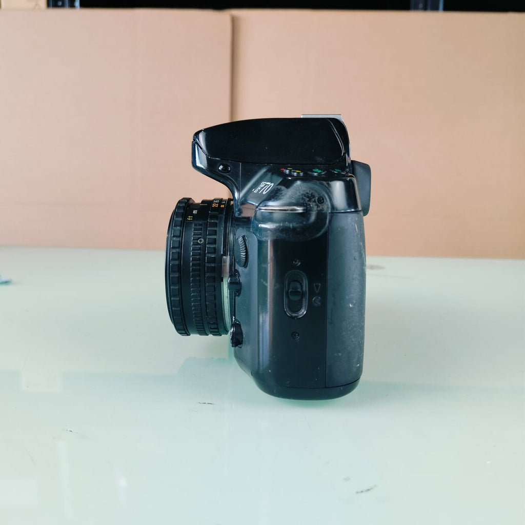 NIKON F70 SLR CAMERA WITH 50MM 1:1.8 LENS