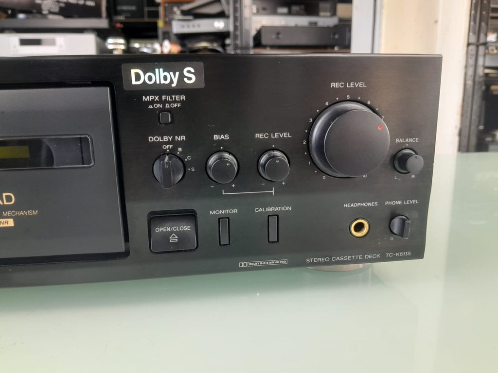 SERVICED SONY TC K611S STEREO CASSETTE DECK