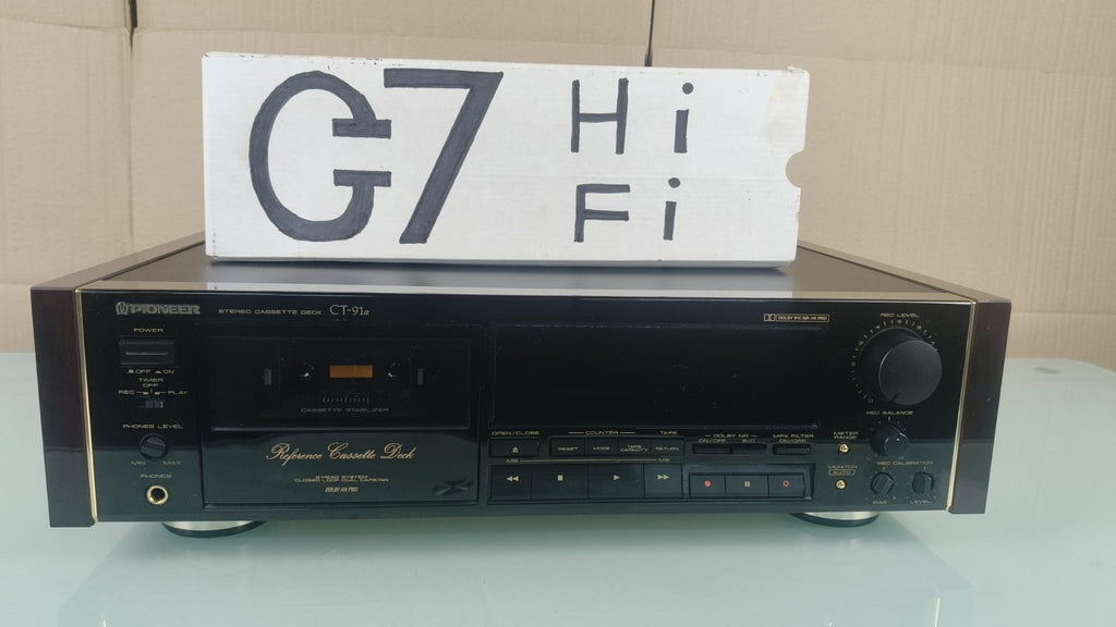 SERVICED PIONEER CT 91A STEREO CASSETTE DECK