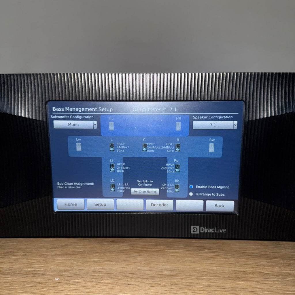 DATASAT RS20i 16-channel surround sound processor HOME CINEMA