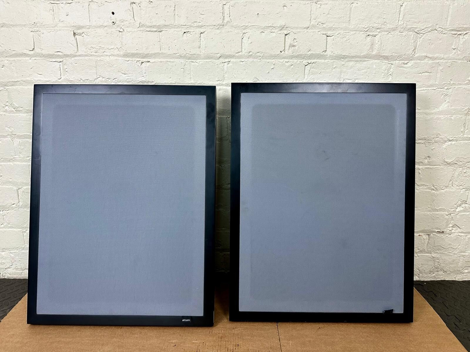Artcoustic of Denmark wall hanging flat panel Speakers