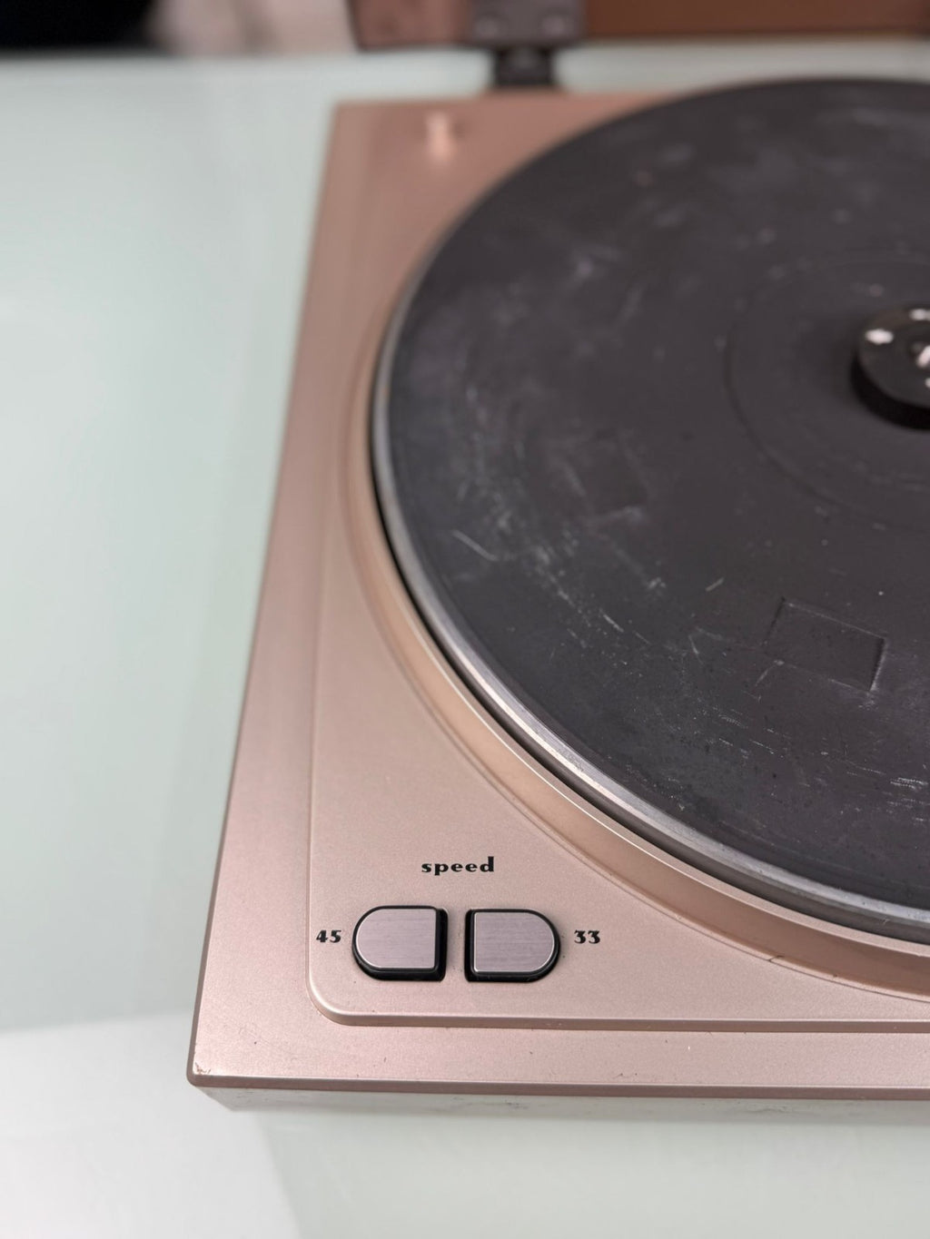 MARANTZ 6025 TURNTABLE WITH SHURE M75ED TYPE 2 CARTRIDGE