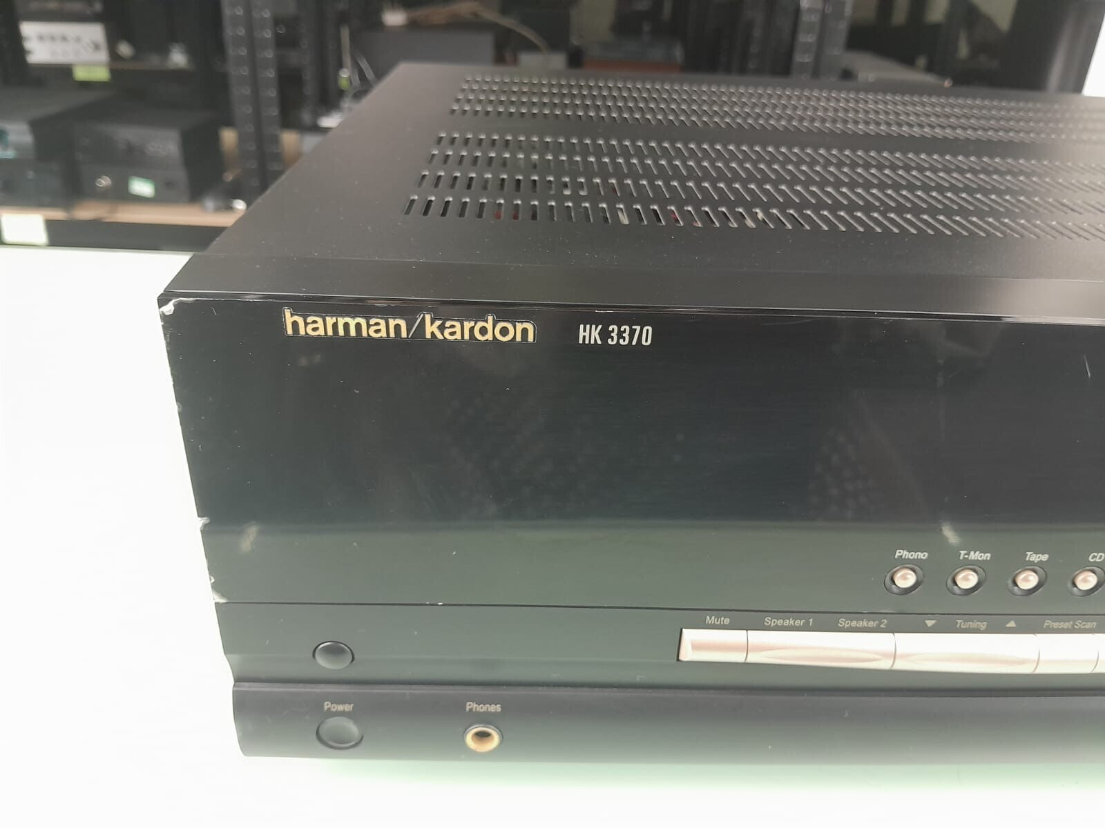 HARMAN KARDON HK 3370 STEREO RECEIVER WITH REMOTE