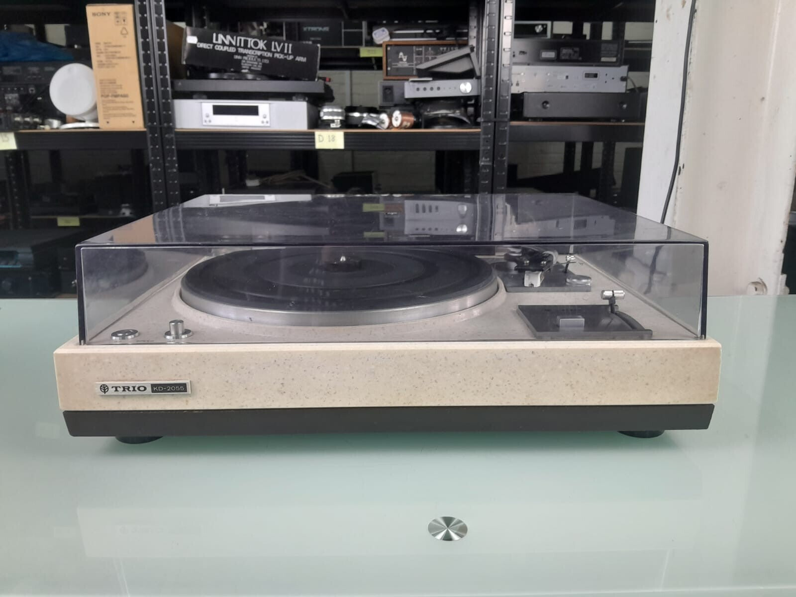 TRIO KD 2055 AUTOMATIC RETURN BELT DRIVE TURNTABLE