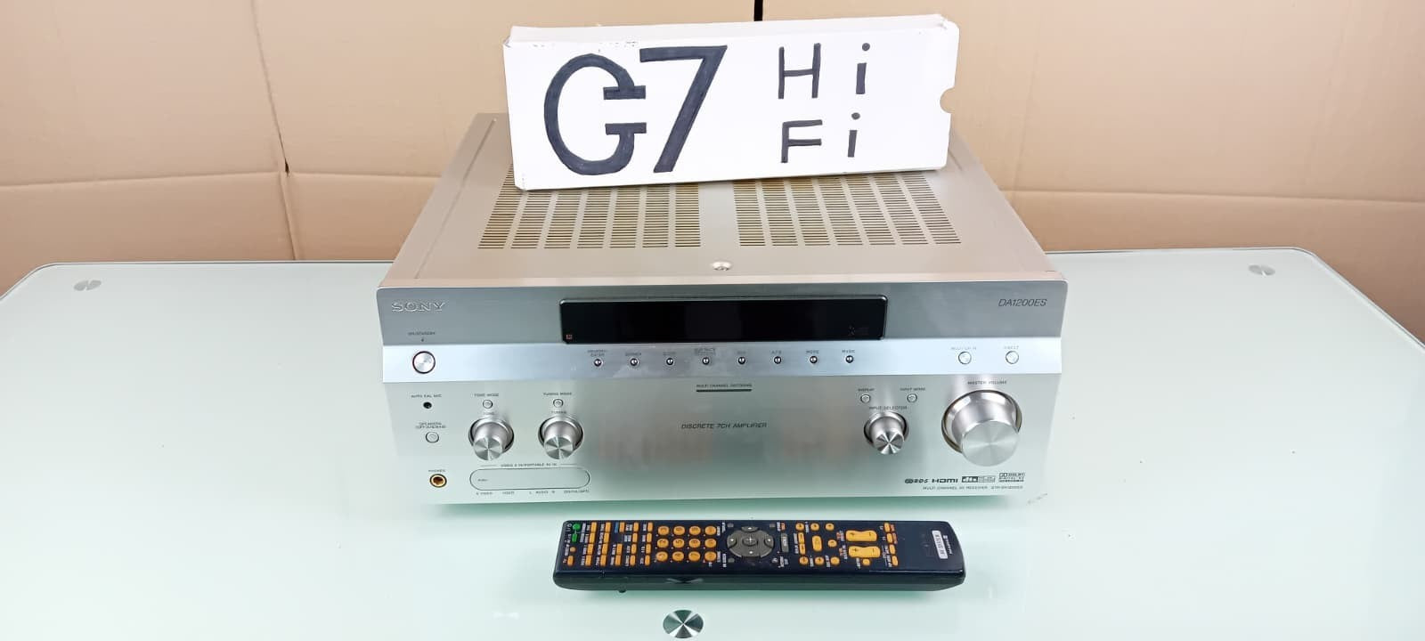 SONY STR DA1200ES MULTI CHANNEL AV RECEIVER WITH REMOTE