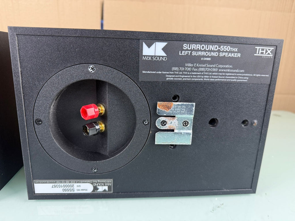 Miller Kreisel M&K SOUND SURROUND 550THX SURROUND SPEAKERS