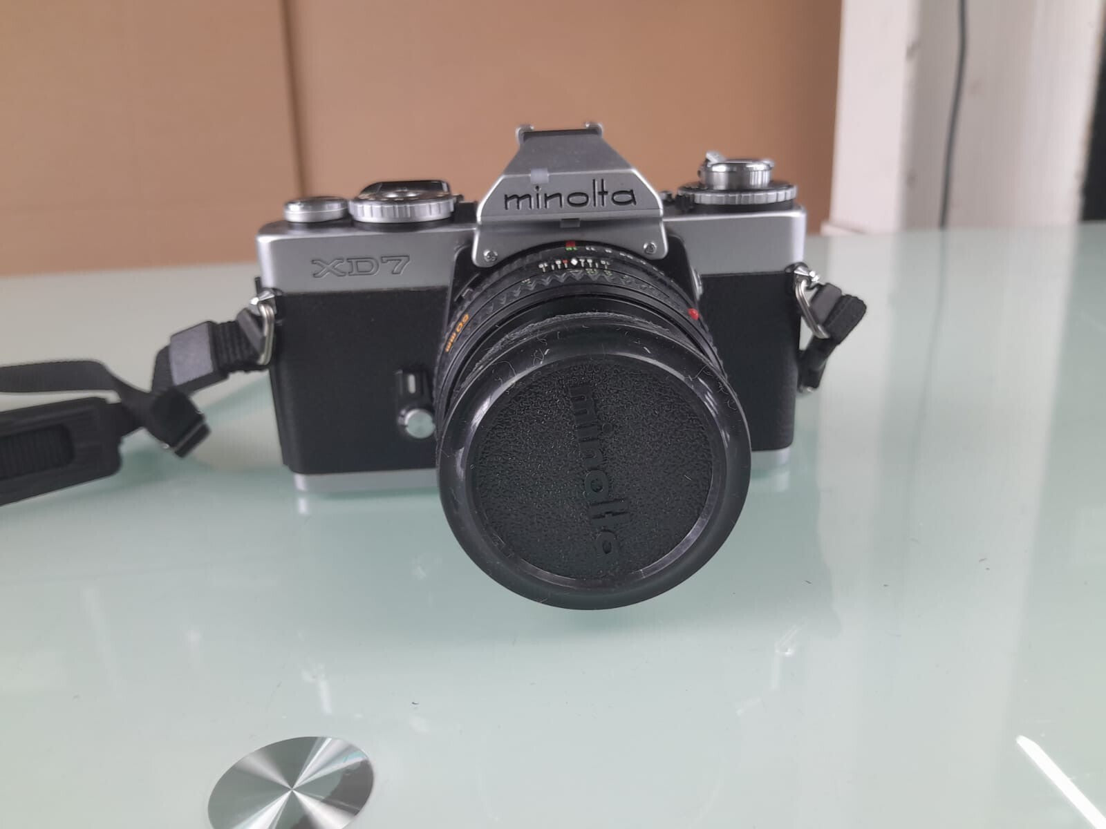 MINOLTA XD7 SLR CAMERA WITH MD ROKKOR 50MM 1:1.7 LENS