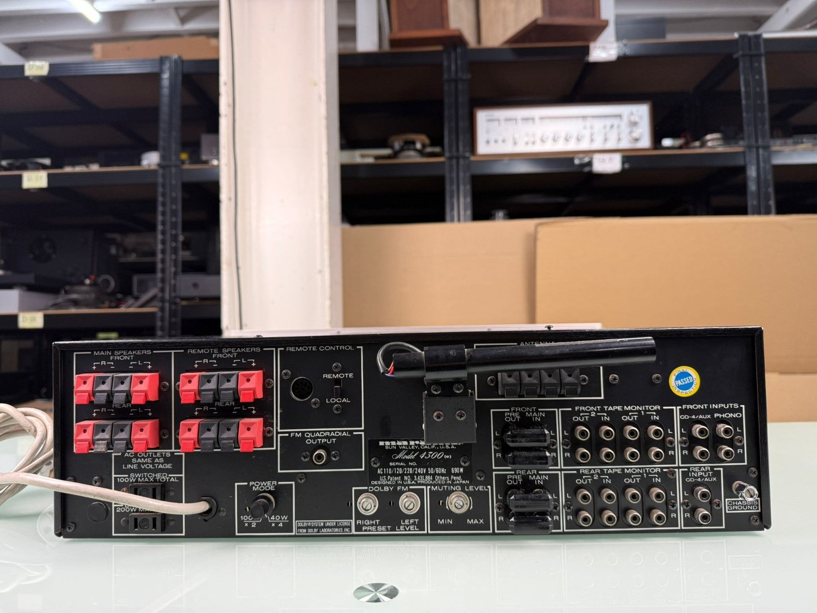 MAJOR SERVICED MARANTZ 4300 STEREO RECEIVER