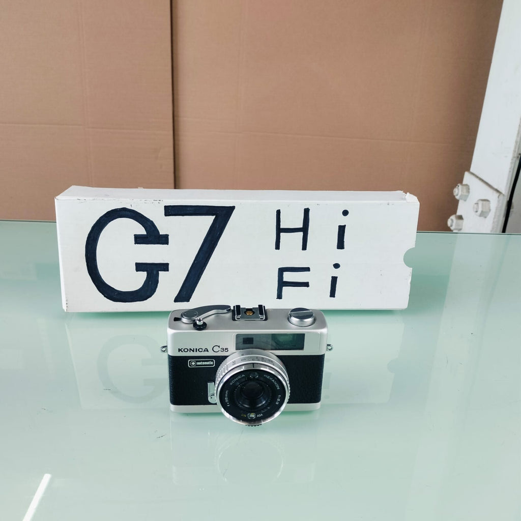 KONICA C35 RANGEFINDER CAMERA HEXANON F=38MM 1:2.8 LENS