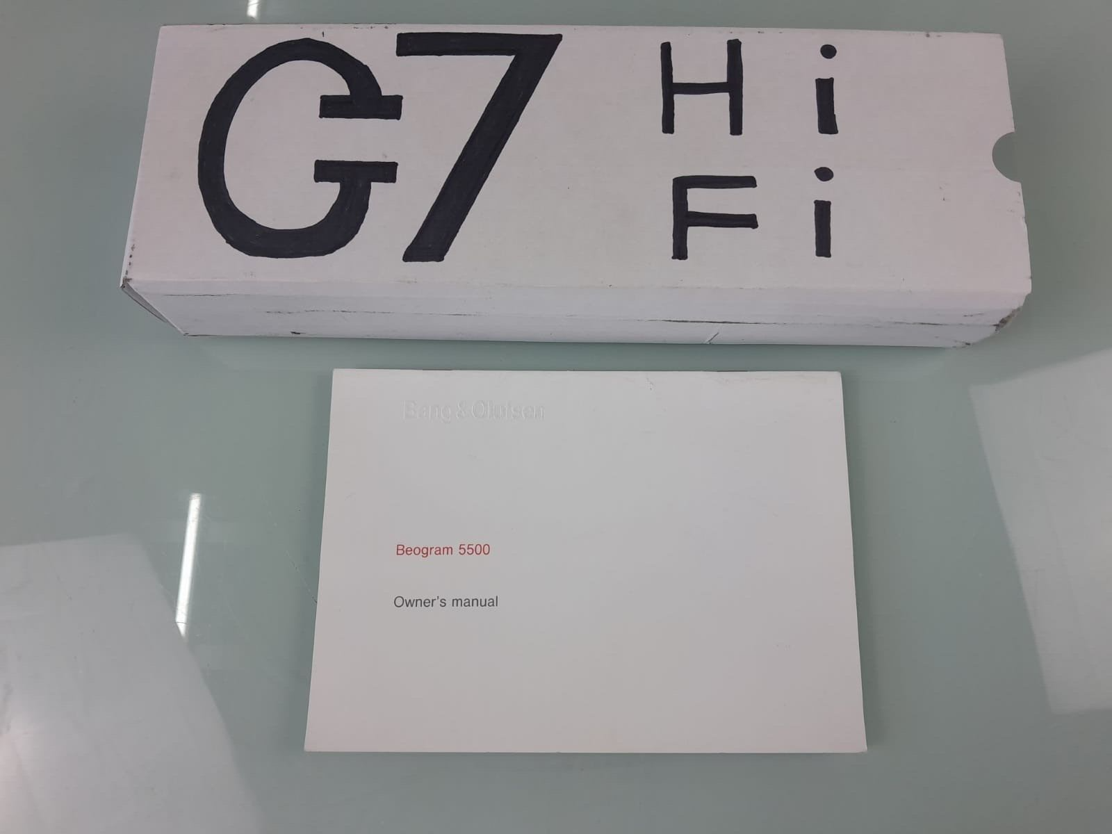 B&O BANG & OLUFSEN BEOGRAM 5500 OWNER'S MANUAL
