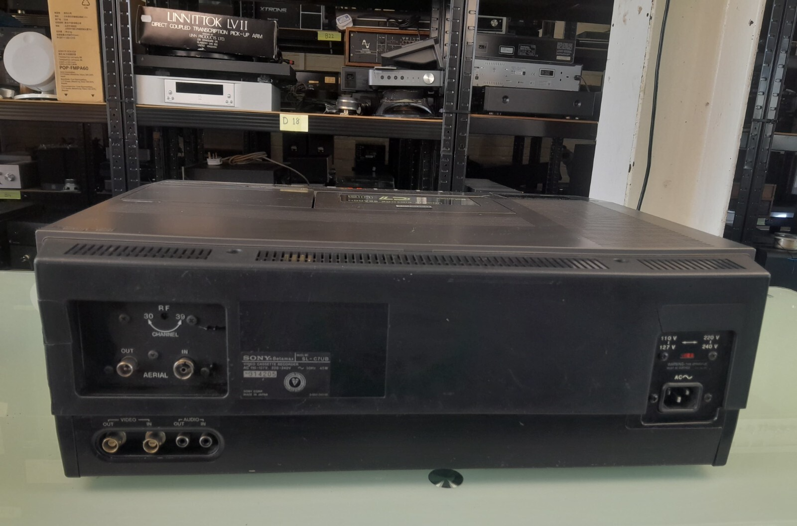 SONY SL C7 UB BETAMAX VIDEO CASSETTE RECORDER #002