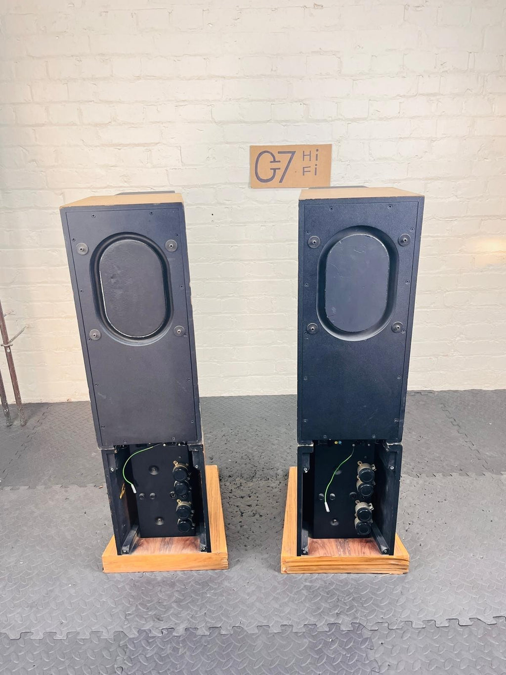MERIDIAN EMPTY SPEAKER CABINETS WITH AMPLIFIERS & POWER SUPPLIES