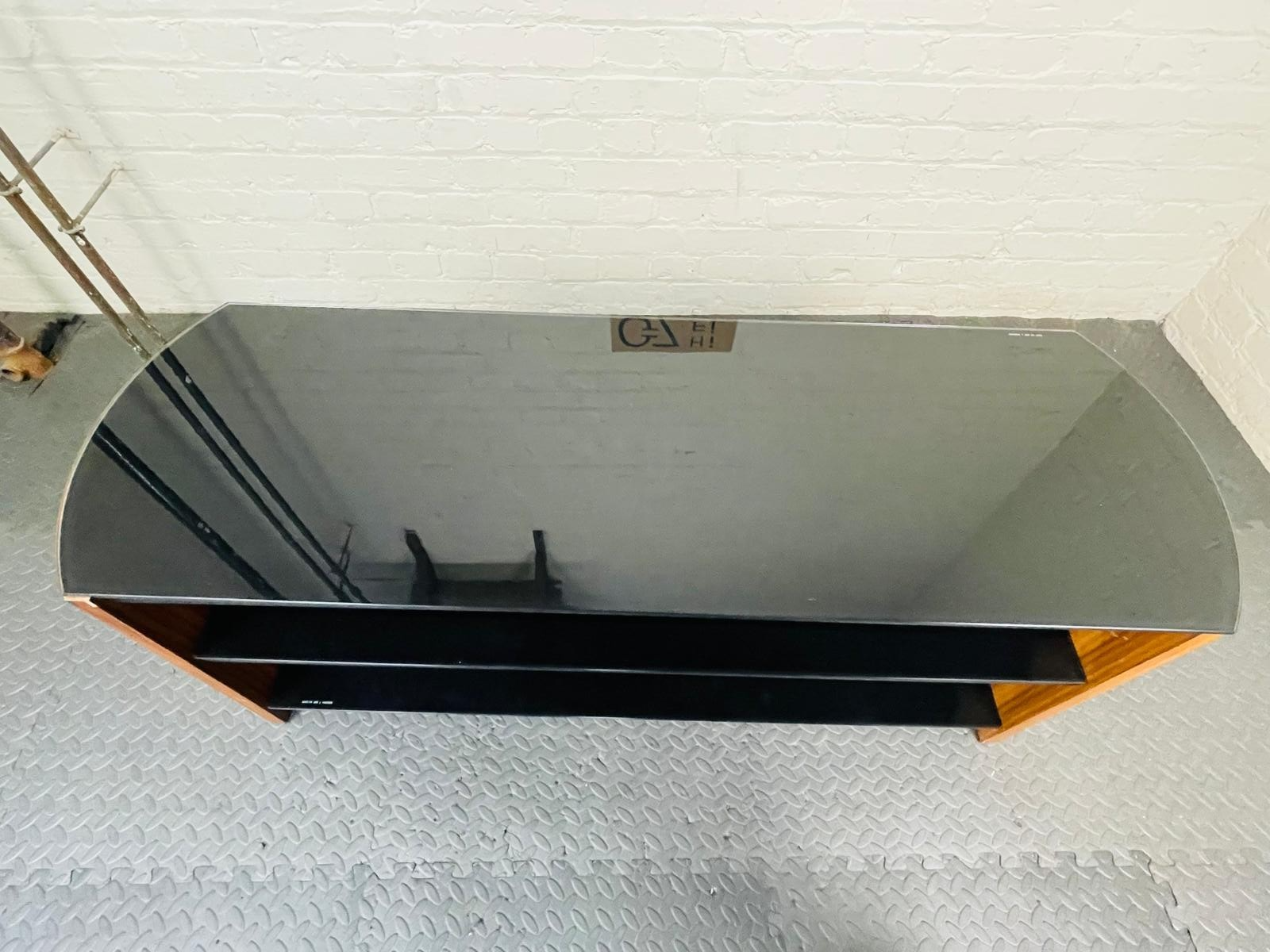 HI FI TV STAND SHELF STORAGE RACK TABLE