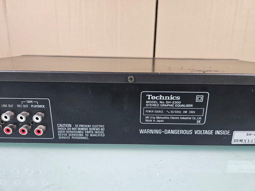 TECHNICS SH Z200 STEREO GRAPHIC EQUALIZER