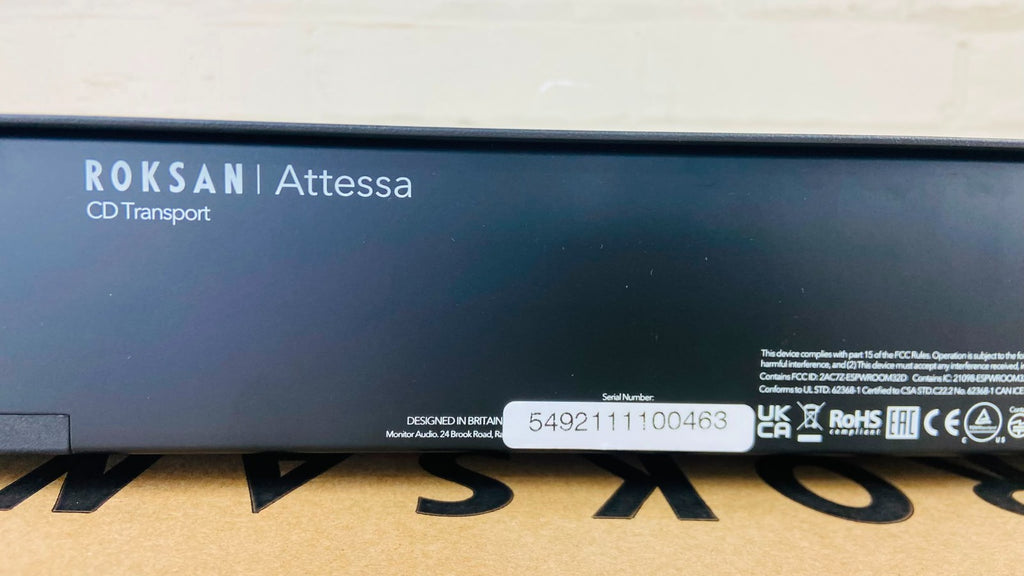ROKSAN ATTESSA CD TRANSPORT WITH REMOTE CONTROL